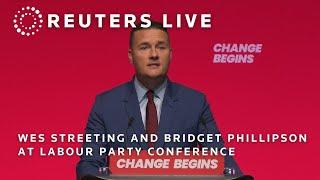 LIVE: Wes Streeting and Bridget Phillipson speak at Labour Party Conference