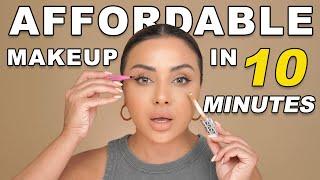 DRUGSTORE Everyday 10 Minute Makeup Routine 2024 | Nina Ubhi