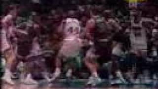 Derrick Coleman Dunks on Shaq