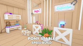 NEW Pony Stable Farm house build in Adopt me!