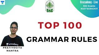 SSC CGL 2019 |  Top 100 Grammar Rules | English Language | Unacademy | Pratiyogita Mantra