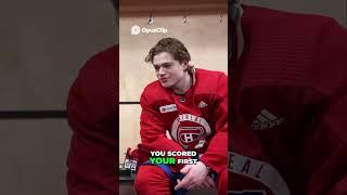 Cole Caufield teaches IShowSpeed how to play hockey. ⭐️