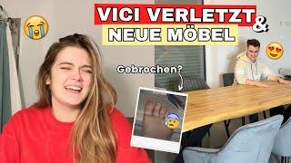 Vici VERLETZT  Unser neuer ESSTISCH | Hans&Wika