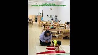 Hoạt động cảm quan. Trường Mầm Non Happy Adventure - International Montessori