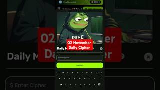 Meme Lab 02 November Daily Cipher | Today Meme Lab Memecoin Cipher #memelab #memecoin #airdrop
