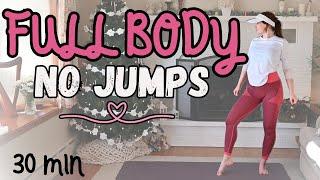 30 MIN LOW IMPACT FULL BODY WORKOUT - No Jumping //Home Workout