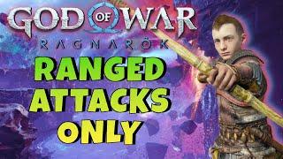 Can you beat God of War Ragnarok with Only Ranged Attacks?