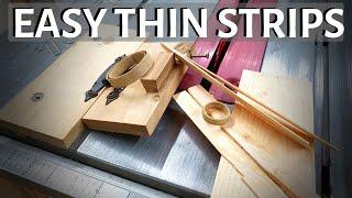 THIN STRIP VENEER JIG | PRECISE, REPEATABLE & SAFER THAN ANY JIG ON YOUTUBE