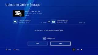 PS4 HOW TO SAVE GAME DATA TO CLOUD NEW!