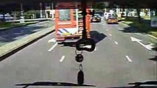 Auto te water Amsteldijk - Autospuit Willem (2007)