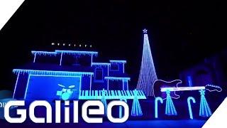 Crazy Weihnachts-Lichtshow in Kalifornien | Galileo | ProSieben