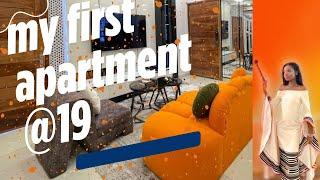 My First Apartment Tour at 19!  Full Walkthrough 