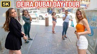 [5K] deira dubai  complete day walk tour amazing view beautiful place to visit