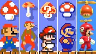 Super Mario Maker 1 & 2 - All Mushroom Power-Ups