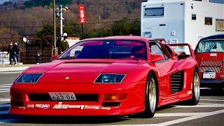 80's Ferrari TESTAROSSA Twin-Turbo (KOENIG SPECIALS) 1000HP V12 Sound | 4K