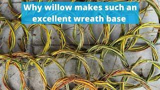 Why fresh cut willow makes an excellent wreath base x