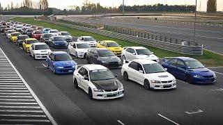 7th Lancer Evo Day 2021: 60+ Mitsubishi Lancer Evolutions invading Adria Raceway!