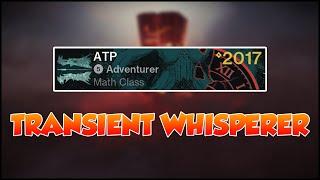 How To Acquire The Transient Whisperer Emblem in Destiny 2 - Encore Exotic Mission