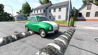 Cars vs Normal Speed bumps #4 - beamng.drive beamng-cars TV