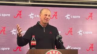 Alabama Head Coach Kalen DeBoer: Vanderbilt Week