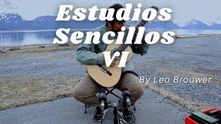 Estudios Sencillos VI (Leo Brouwer) Alexander Soboleff, guitar