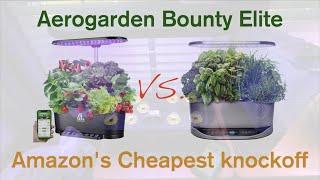 Aerogarden Bounty Elite Vs. Amazon's Cheapest Comparable Knockoff