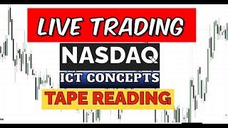 #NQ Live Tape Reading By ICT Concept, 4th November, 2024