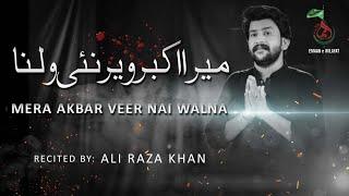 Mera Akbar Veer Nai Walna By Ali Raza Khan|| New Noha Mola Ali Akbar a.s