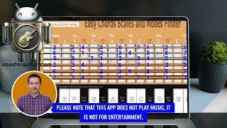 Guitar slide rule DADGAD  Android App.