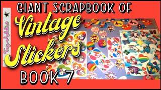 Giant Scrapbook of Vintage 70s, 80s, 90s Stickers #7 ~ Lisa Frank, Holiday Decals, Puffy, Sniff ++