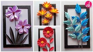 4 Types Amazing Paper Wall Hanging || Paper Craft || Handmade CardboardWall Hanging || Easy Craft