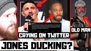 Tom Aspinall Is EXPOSING Jon Jones? Jon Admits DUCKING Him And Cries On Twitter? Reaction