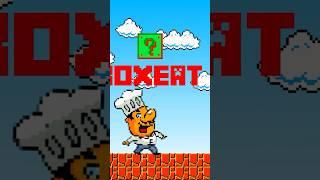 Еда пиксельная анимация как Супер Марио игра / Food pixel animation like Super Mario game