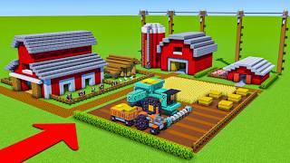 Minecraft Tutorial: How To Make A Farm | City Tutorial