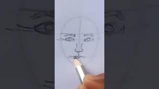 How to Draw Faces | Step by Step | For Beginners | Tutorial #shorts