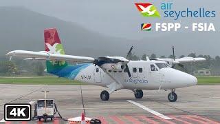 4K |  Praslin   Mahe in Economy with Air Seychelles – Full Flight Report ! 