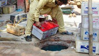 Amazing Restoration Technique of an Old Lead Acid Battery