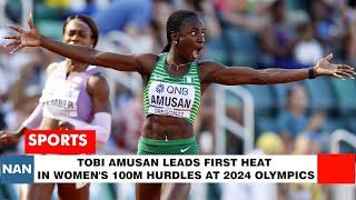 Paris Olympics | Tobi Amusan Leads First Heat in Women's 100m Hurdles