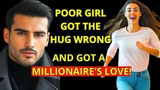 MILLIONAIRE Receives a Hug by Mistake from a POOR GIRL and Discovers TRUE LOVE