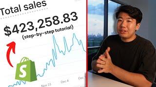 How I made $423,258 dropshipping with Google Ads (FULL BEGINNER TUTORIAL)