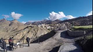 Grand View of Kibber village at Spiti valley ( Little Tibet )