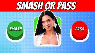 SMASH or PASS - Hottest Female Celebrities Edition 2024 | QUIZ WAVEZ