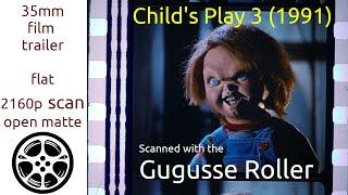 Child's Play 3 (1991) 35mm film trailer, flat open matte, 2160p