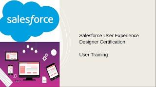 Salesforce User Experience Designer Certification User Training