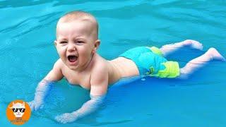 Most FUNNY Baby Has Troubles with Water Playground #2 - Funny Baby Videos | Just Funniest