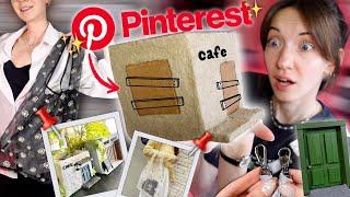 Повторяем ЛУЧШИЕ идеи из Pinterest Кафе из кашпо и сумка из ПАКЕТА