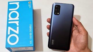 Realme Narzo 30 Pro 5G Unboxing -  48MP Triple Rear Cameras, 120Hz Fluid Display & Great Looks