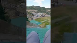 Tubing Down A Ski Jump: Primal Fear Unlocked  #travel #adrenalinerush