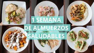 UNA SEMANA DE ALMUERZOS SALUDABLES | Michela Perleche