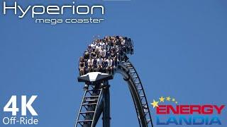 Hyperion - 4K UHD Off-Ride - Energylandia - Intamin Megacoaster - Cinematic